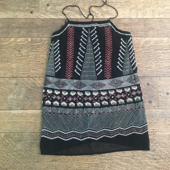 Free People Dresses & Skirts - Free People Beaded Embroidered Dress Worn Twice